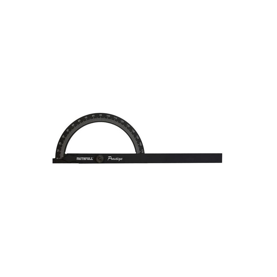Faithfull Prestige Angle Gauge Black Aluminium 150 x 270mm -No. 755002
