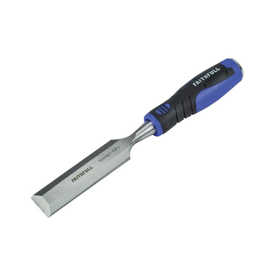 Faithfull Soft Grip Bevel Edge Chisel 32mm (1.1/4in) -No.