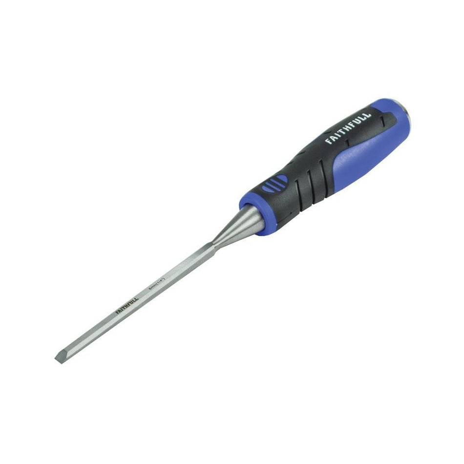 Faithfull Soft Grip Bevel Edge Chisel 6mm (1/4in) -No.
