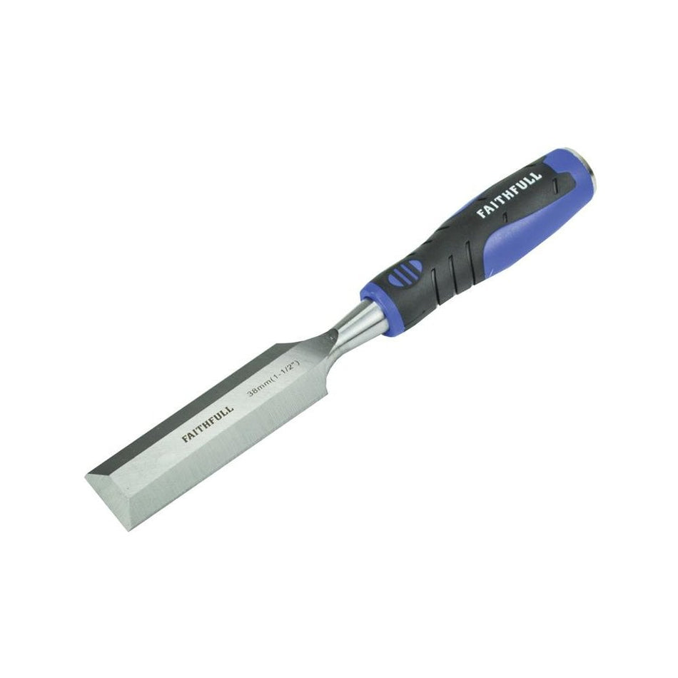 Faithfull Soft Grip Bevel Edge Chisel 38mm (1.1/2in) -No.