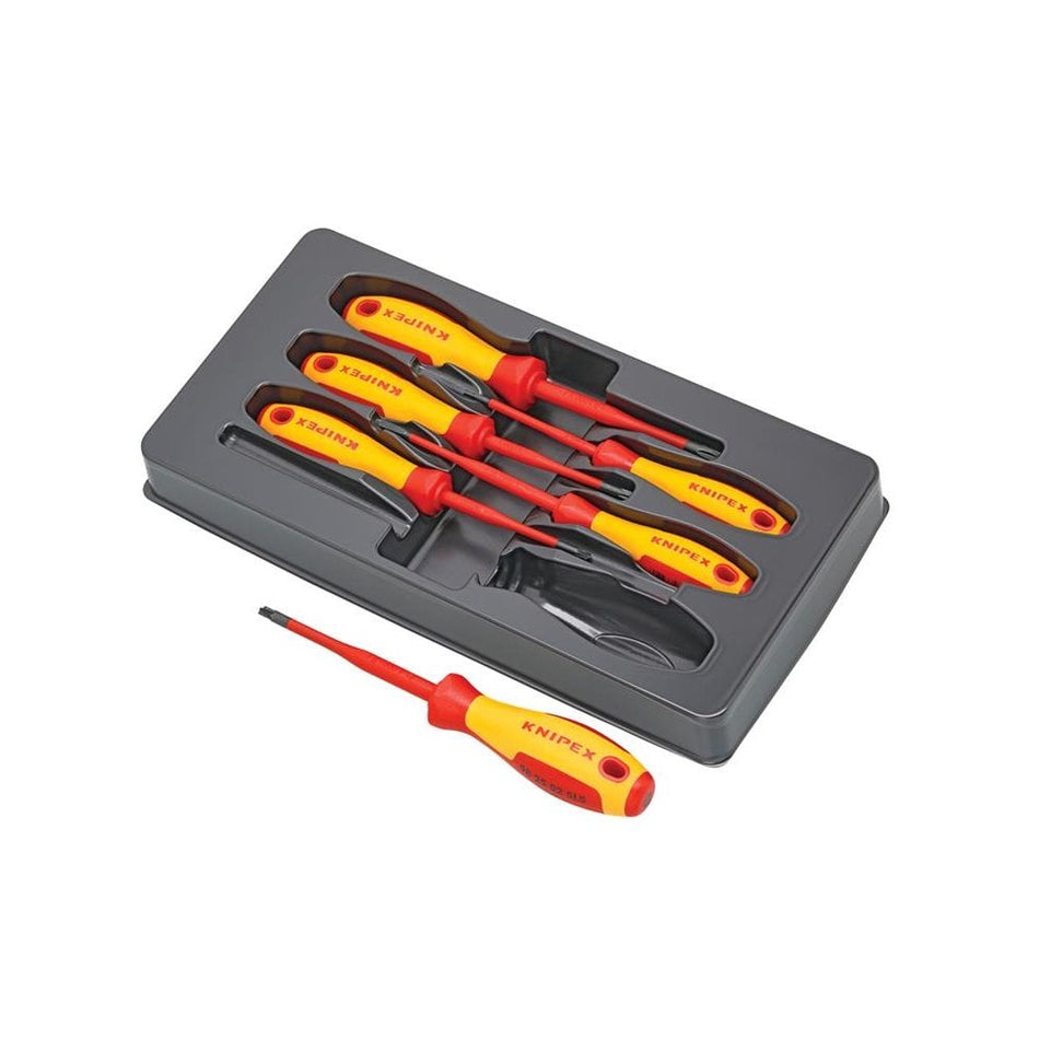 Knipex VDE Screwdriver Set, 6 Piece -No. 00 20 12 V05