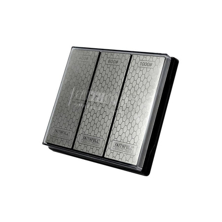 Faithfull Diamond Whetstone Kit, 3 Piece -No.