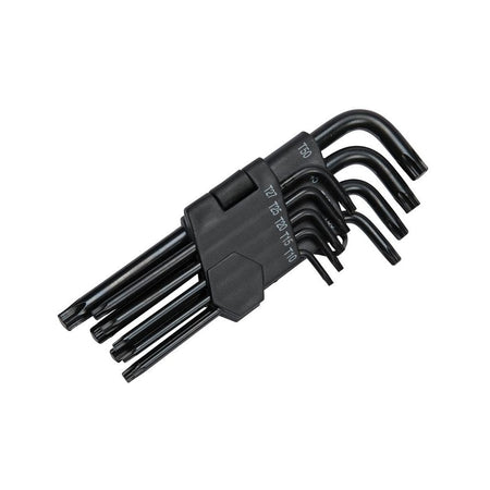 BlueSpot Tools Long Arm Ball End TORX Key Set of 9 (TX10-TX50) -No. 15305