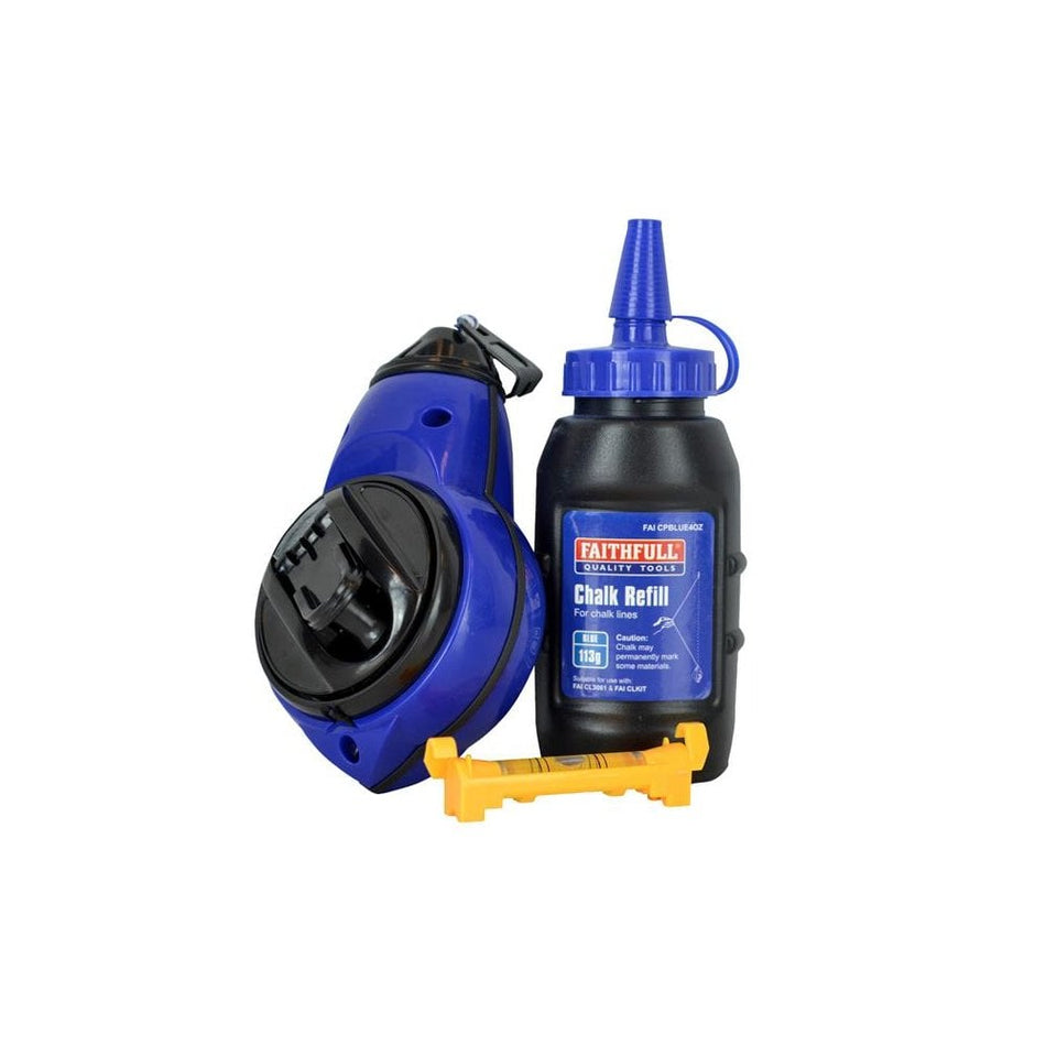 Faithfull Rapid Chalk Line Kit 30m -No. HXQ-0023