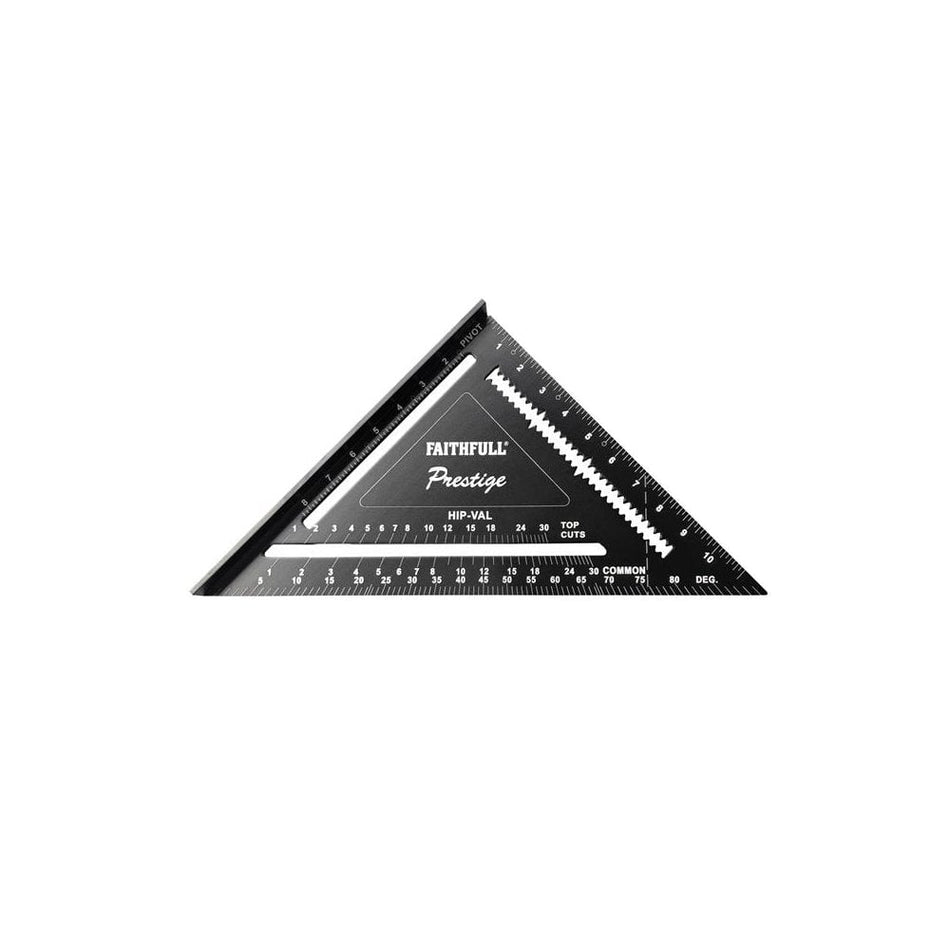 Faithfull Prestige Quick Square Black Aluminium 300mm (12in) -No. 744212