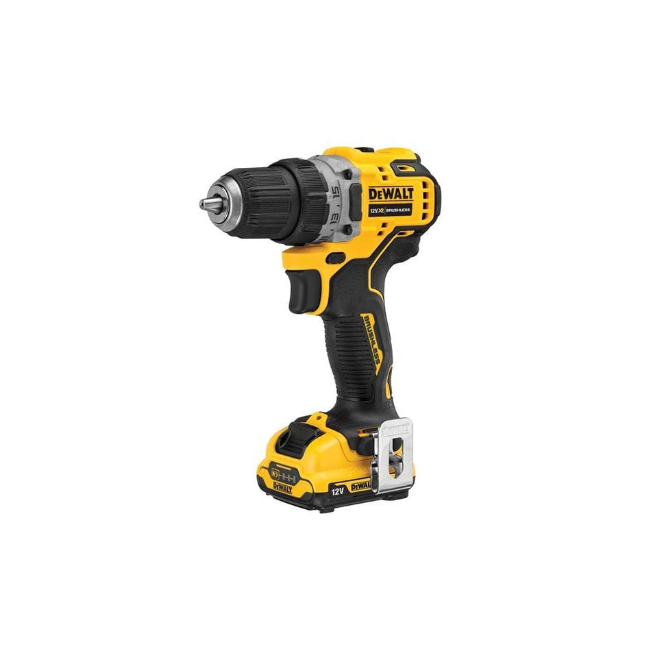 DEWALT DCD701D2 XR Brushless Sub-Compact Drill Driver 12V 2 x 2.0Ah Li-ion -No. DCD701D2-GB