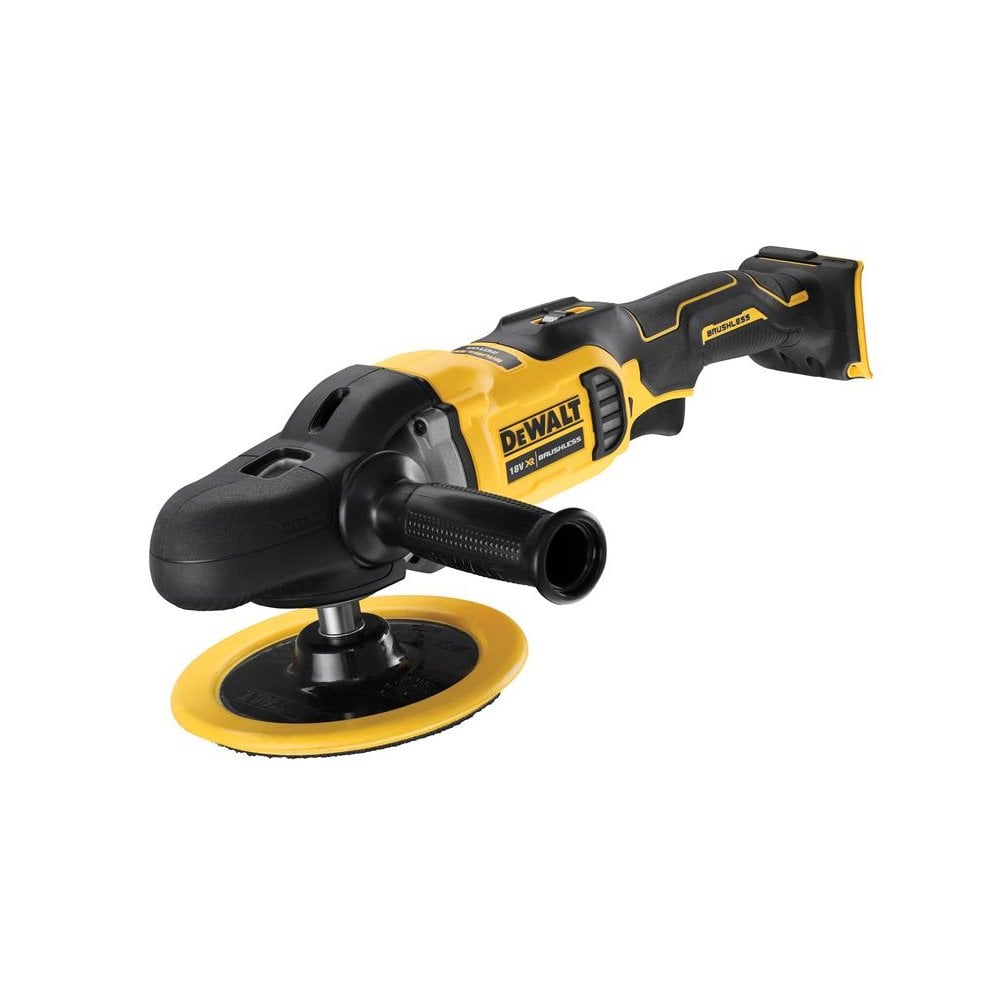 DEWALT DCM849N XR Brushless Rotary Polisher 180mm 18V Bare Unit -No. DCM849N-XJ