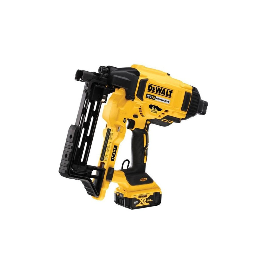 DEWALT DCFS950P2 Brushless XR Fencing Stapler 18V 2 x 5.0Ah Li-ion -No. DCFS950P2-GB