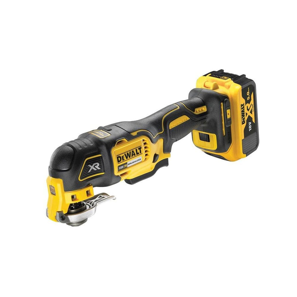 DEWALT DCS356P2 XR Oscillating Multi-Tool 18V 2 x 5.0Ah Li-ion -No. DCS356P2-GB