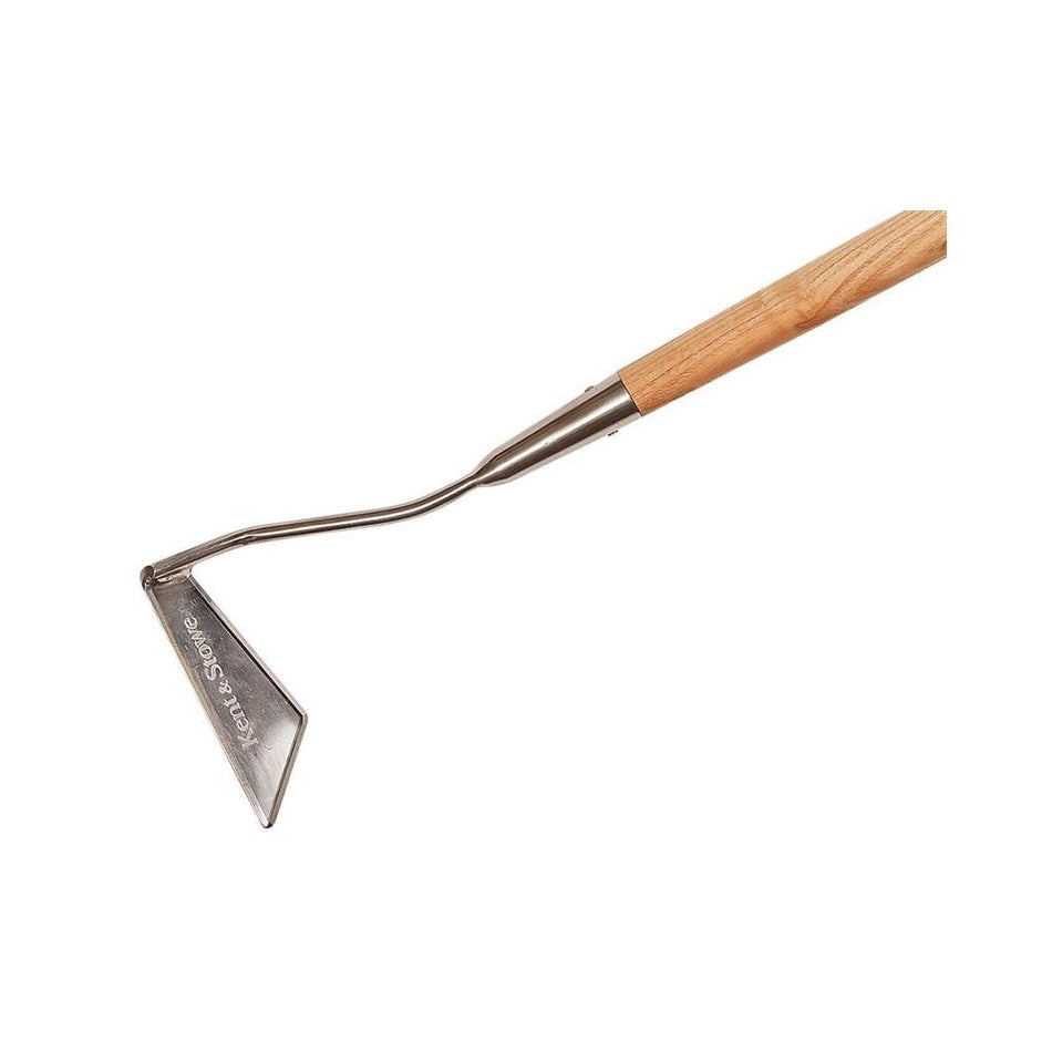 Kent & Stowe Stainless Steel Long Handled 3-Edged Hoe, FSCÂ¸ -No. 70100037