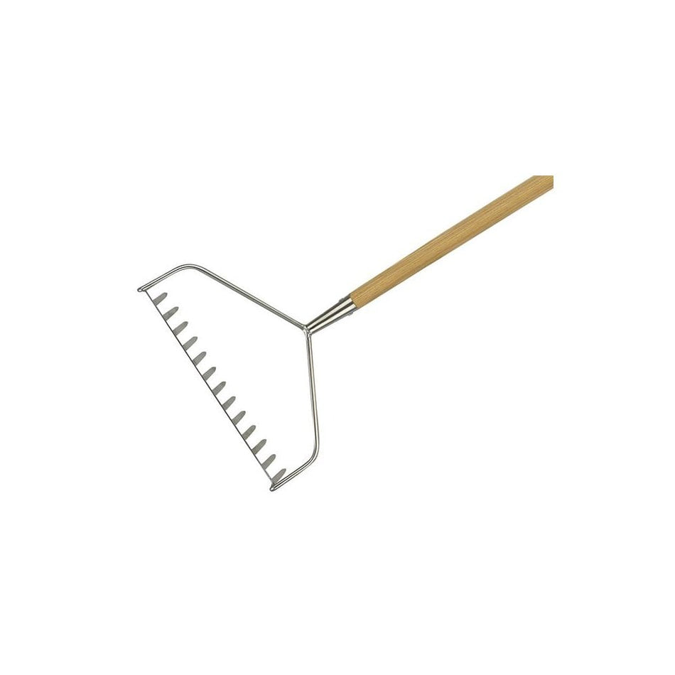Kent & Stowe Stainless Steel Long Handled Soil Rake, FSCÂ¸ -No. 70100057