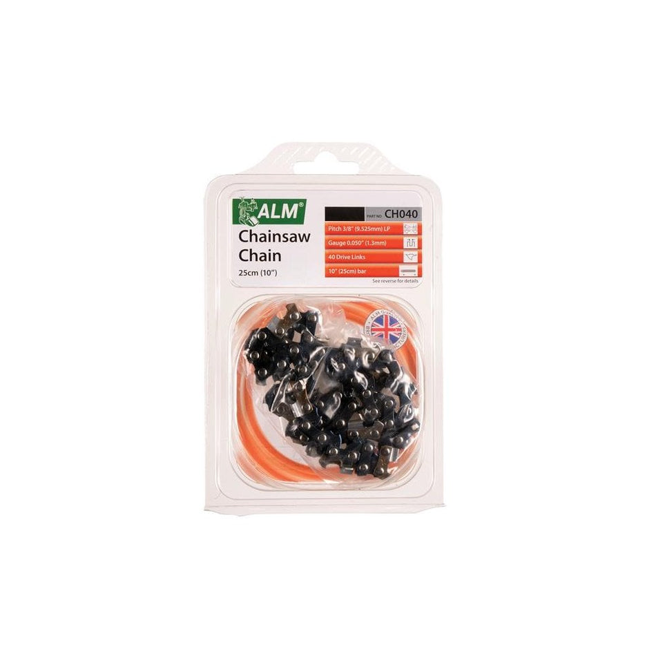 ALM Manufacturing CH040 Chainsaw Chain 3/8in x 40 links - Fits 25cm Bars -No. CH040