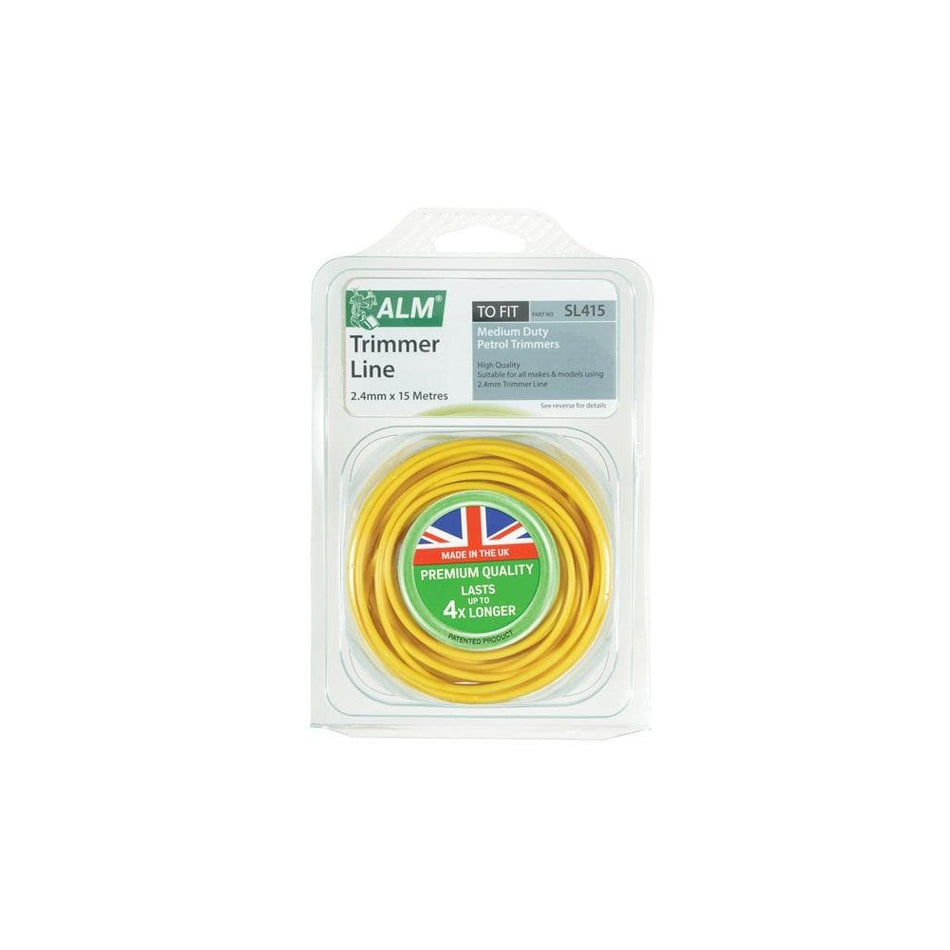 ALM Manufacturing SL415 Medium-Duty Petrol Trimmer Line 2.4mm x 15m -No. SL415