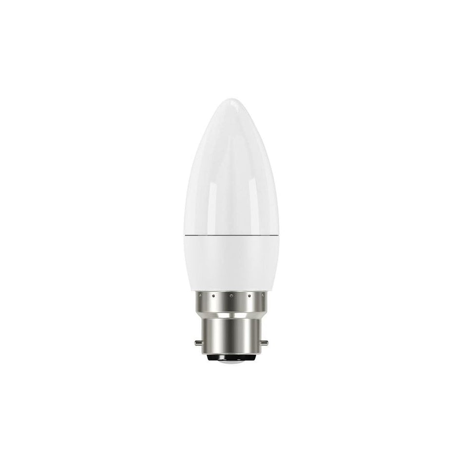 EnergizerÂ¸ LED BC (B22) Opal Candle Non-Dimmable Bulb, Warm White 250 lm 3.4W -No. S8843