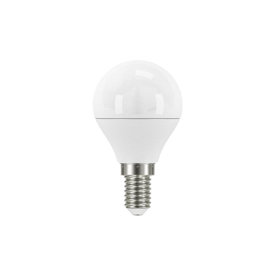 EnergizerÂ¸ LED SES (E14) Opal Golf Non-Dimmable Bulb, Warm White 470 lm 5.9W -No. S8841
