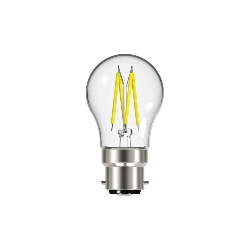 EnergizerÂ¸ LED BC (B22) Golf Filament Non-Dimmable Bulb, Warm White 470 lm 4W -No. S12871