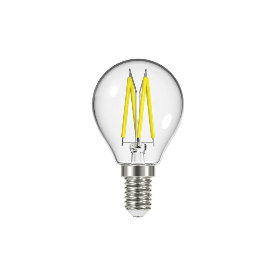 EnergizerÂ¸ LED SES (E14) Golf Filament Non-Dimmable Bulb, Warm White 470 lm 4W -No. S12872