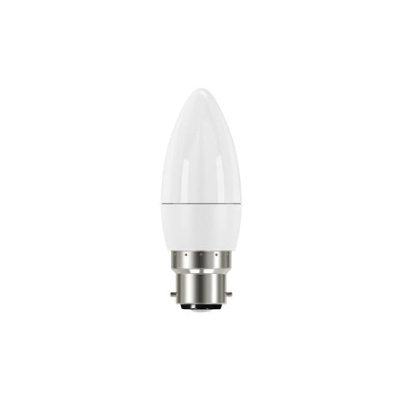 EnergizerÂ¸ LED BC (B22) Opal Candle Non-Dimmable Bulb, Warm White 470 lm 5.9W -No. S8850