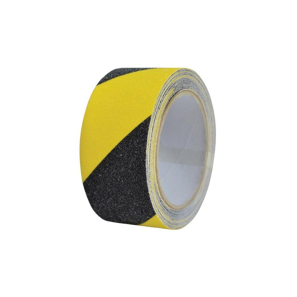 Faithfull Anti-Slip Tape Black/Yellow 50mm x 5m -No. 0808505BYTB6
