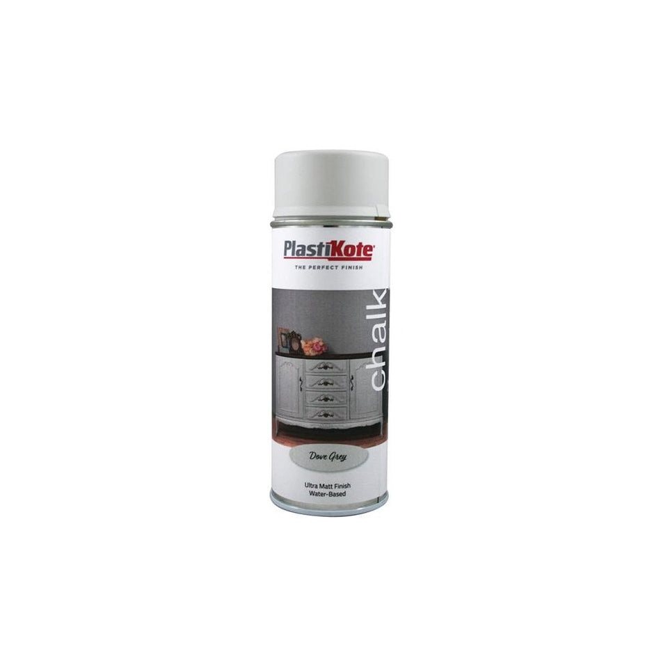 PlastiKote Chalk Finish Spray Dove Grey 400ml -No. 440.0027109.076