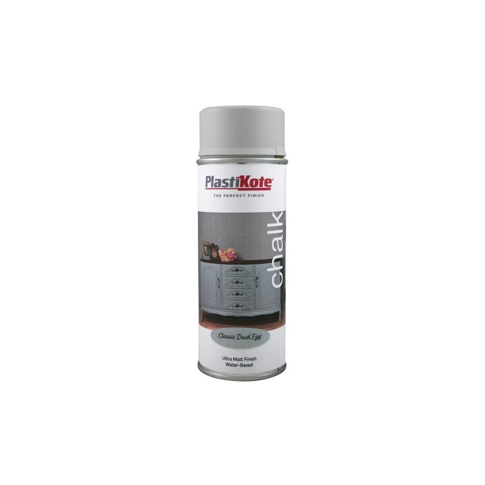 PlastiKote Chalk Finish Spray Classic Duck Egg 400ml -No. 440.0027108.076