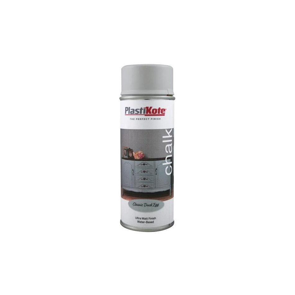 PlastiKote Chalk Finish Spray Classic Duck Egg 400ml -No. 440.0027108.076