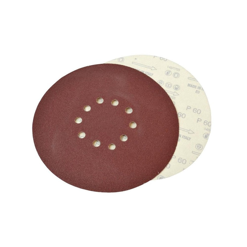 Faithfull Dry Wall Sanding Discs for Flex Machines 225mm Assorted (Pack 10) -No. 29628