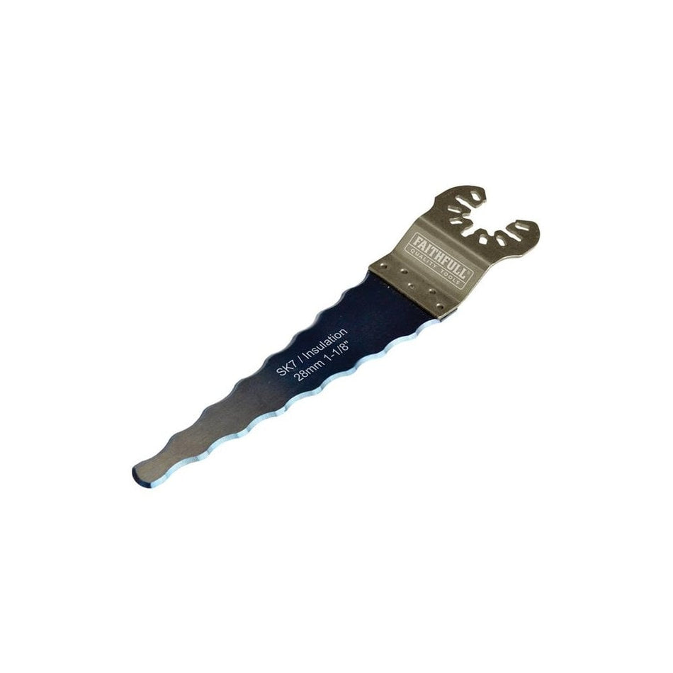 Faithfull SK7 Wavy Edge Insulation Cutter Blade 100mm -No.