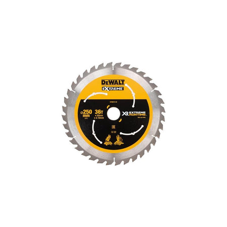 DEWALT Extreme Runtime FlexVolt Mitre Saw Blade 250 x 30mm x 36T -No. DT99572-QZ