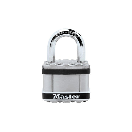 Master Lock Excell? Laminated Stainless Steel Padlock 51mm -No. M5EURDSTSCC