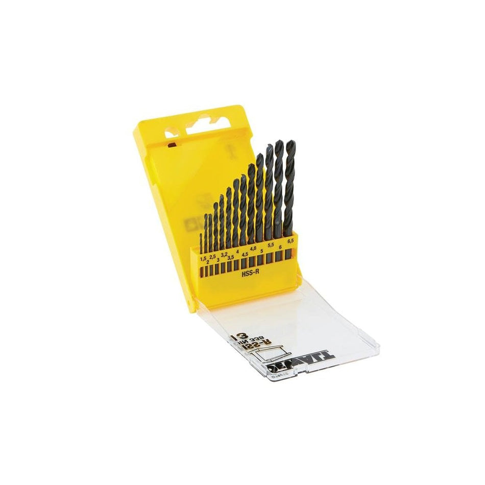 DEWALT DT5912 HSS Jobber Drill Bit Set, 13 Piece -No. DT5912-QZ