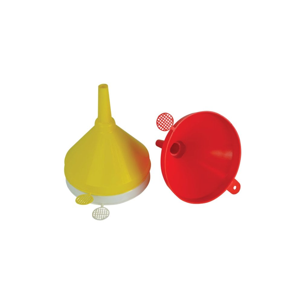 Faithfull Plastic Funnel 150mm Set, 3 Piece -No. AGT7801