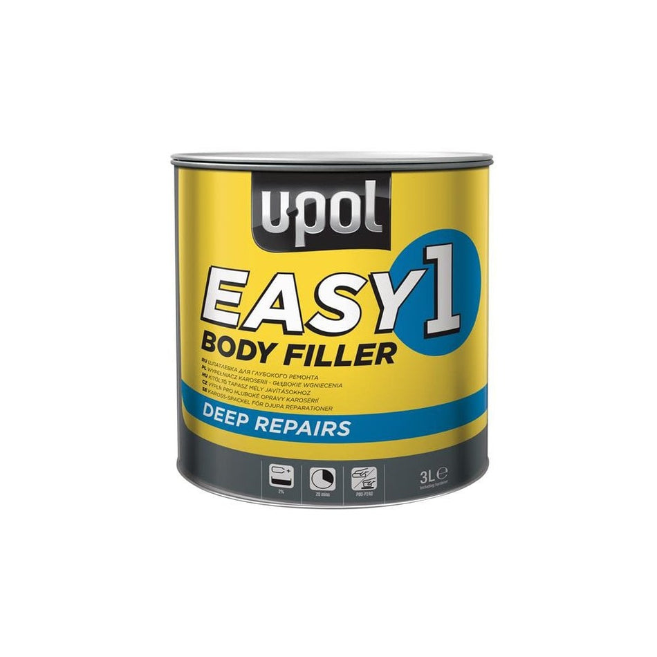 U-POL Easy 1 Body Filler 3 litre -No. EASY/7