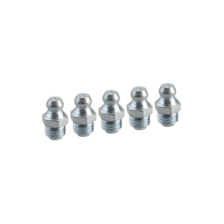 Faithfull Grease Nipple Straight M8 x 1.0 (Pack 5) -No.