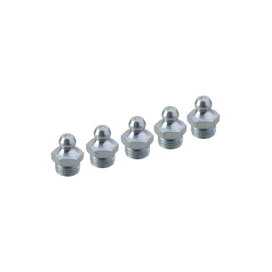 Faithfull Grease Nipple Straight 1/8in BSP (Pack 5) -No.