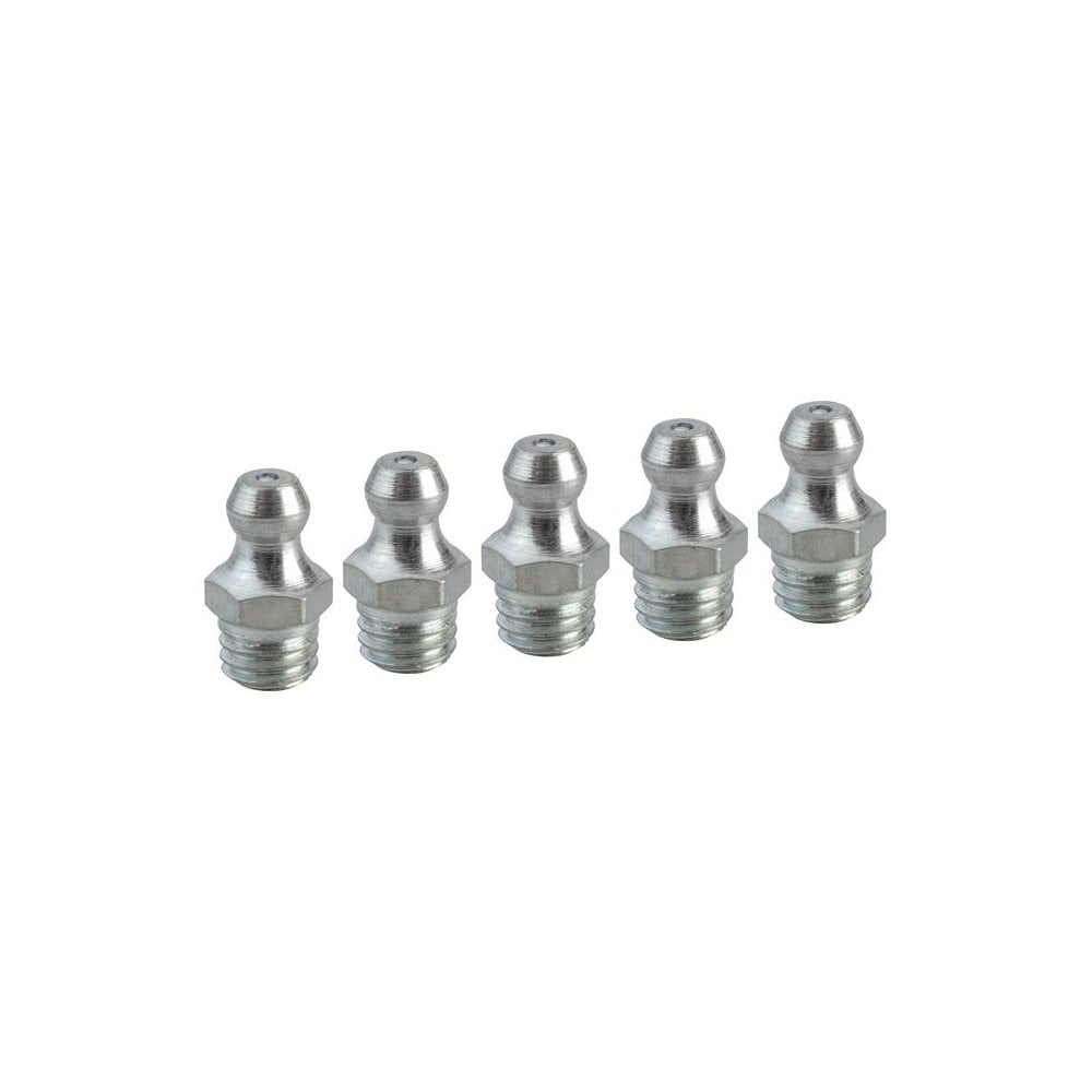 Faithfull Grease Nipple Straight M8 x 1.25 (Pack 5) -No.