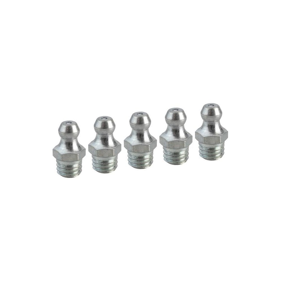 Faithfull Grease Nipple Straight M8 x 1.25 (Pack 5) -No.