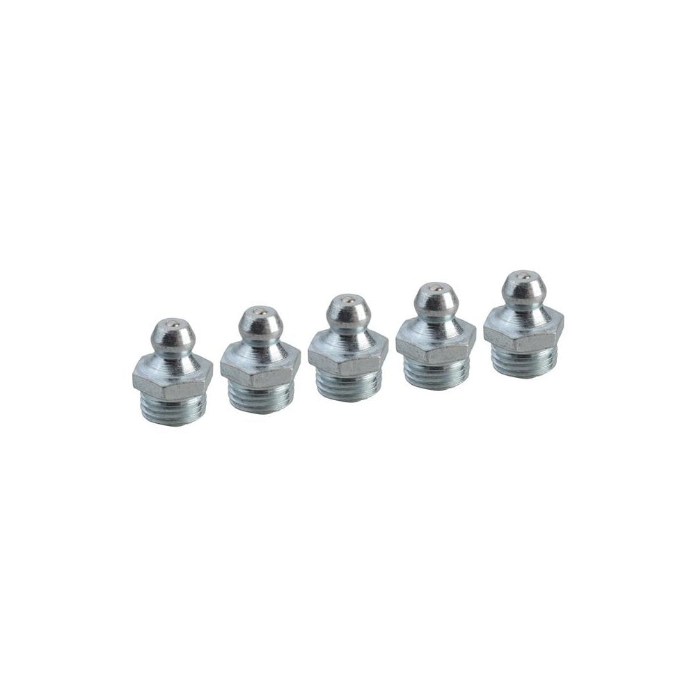 Faithfull Grease Nipple Straight M10 x 1.0 (Pack 5) -No.