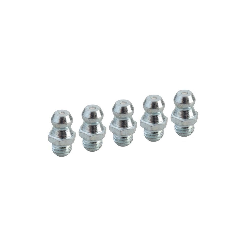 Faithfull Grease Nipple Straight 1/4in UNF (Pack 5) -No.