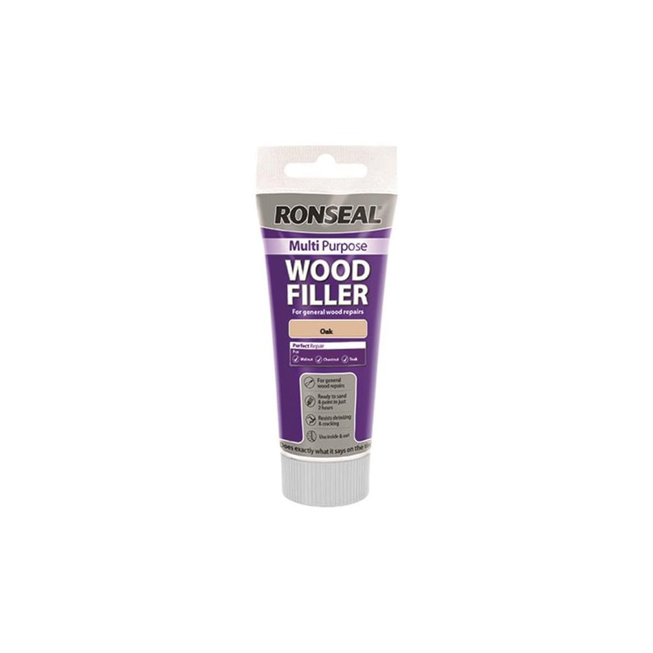 Ronseal Multi Purpose Wood Filler Tube Oak 325g -No. 37532