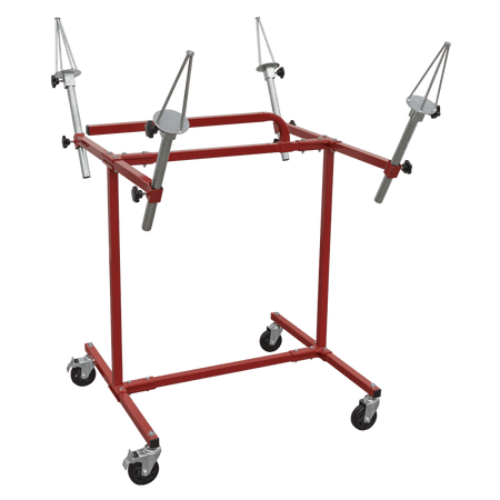 Sealey Alloy Wheel Painting/Repair Stand Heavy-Duty - 4 Wheel Capacity Model No-MK71