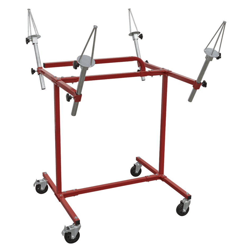 Sealey Alloy Wheel Painting/Repair Stand Heavy-Duty - 4 Wheel Capacity Model No-MK71