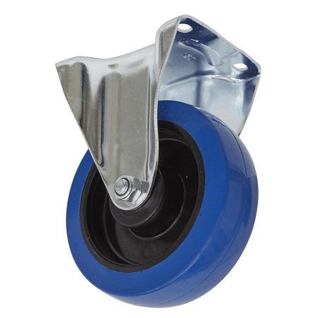 Sealey 160mm Castor Wheel with Fixed Plate Model No-SCW3160FP