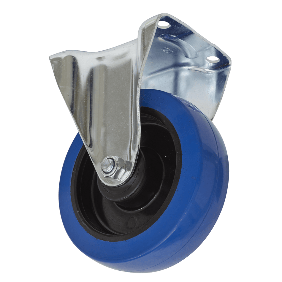 Sealey 160mm Castor Wheel with Fixed Plate Model No-SCW3160FP