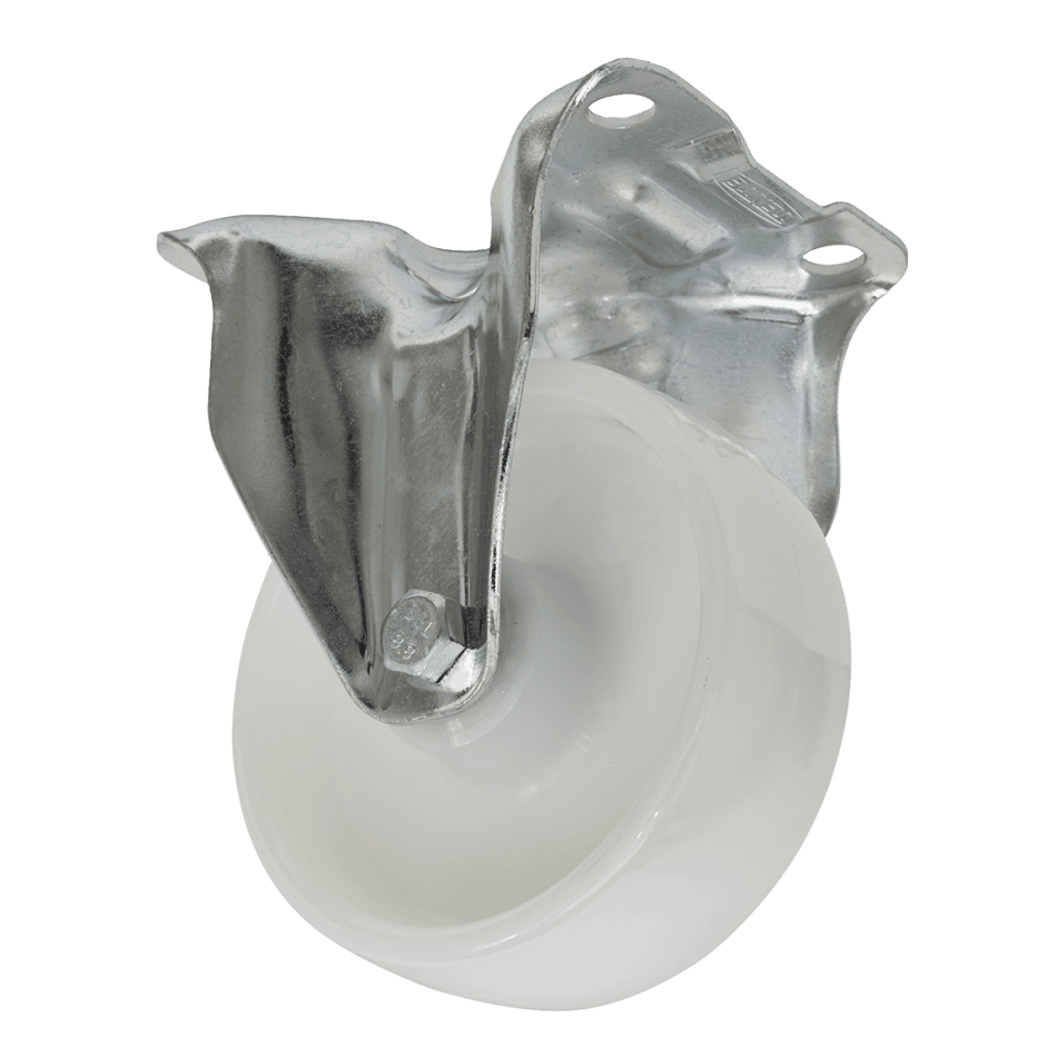 Sealey 100mm Castor Wheel with Fixed Plate Model No-SCW4100FP
