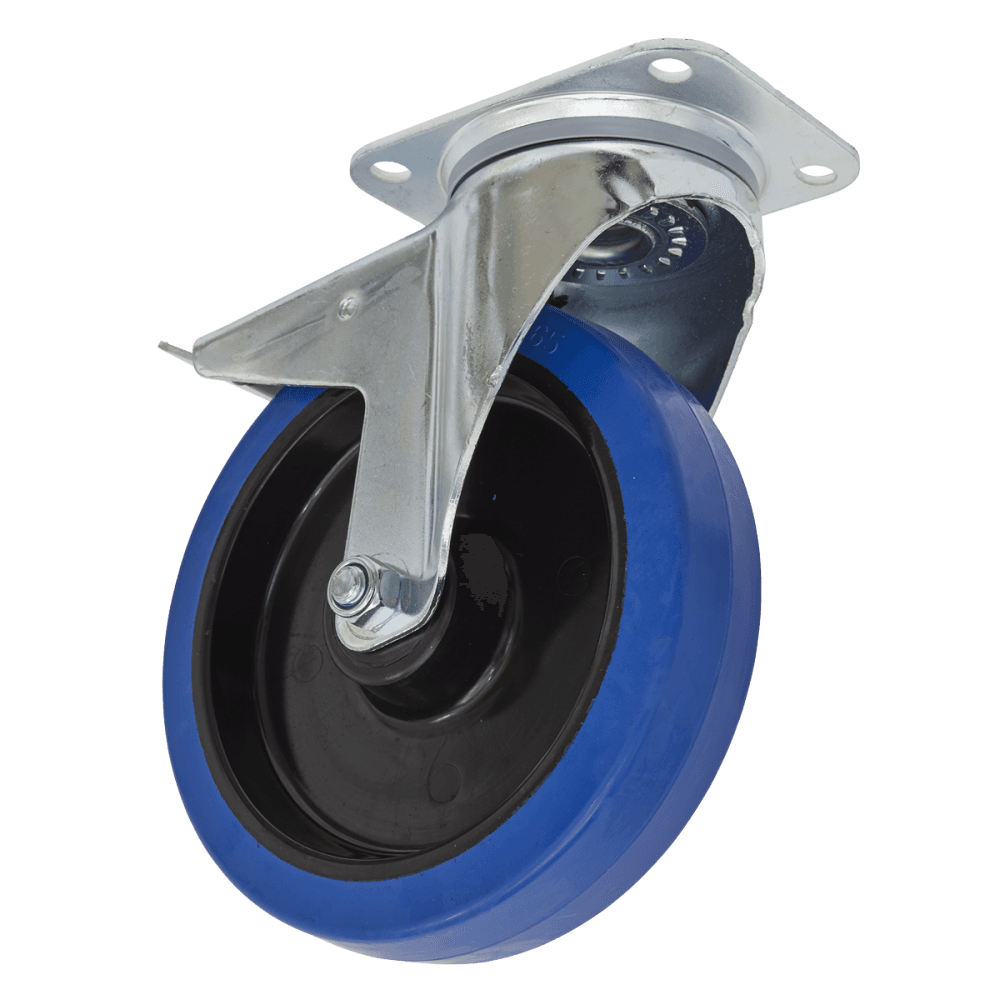 Sealey 200mm Castor Wheel with Swivel Plate & Total Lock Model No-SCW3200SPL