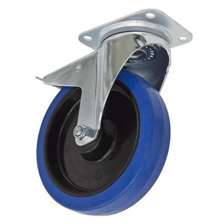 Sealey 200mm Castor Wheel with Swivel Plate & Total Lock Model No-SCW3200SPL