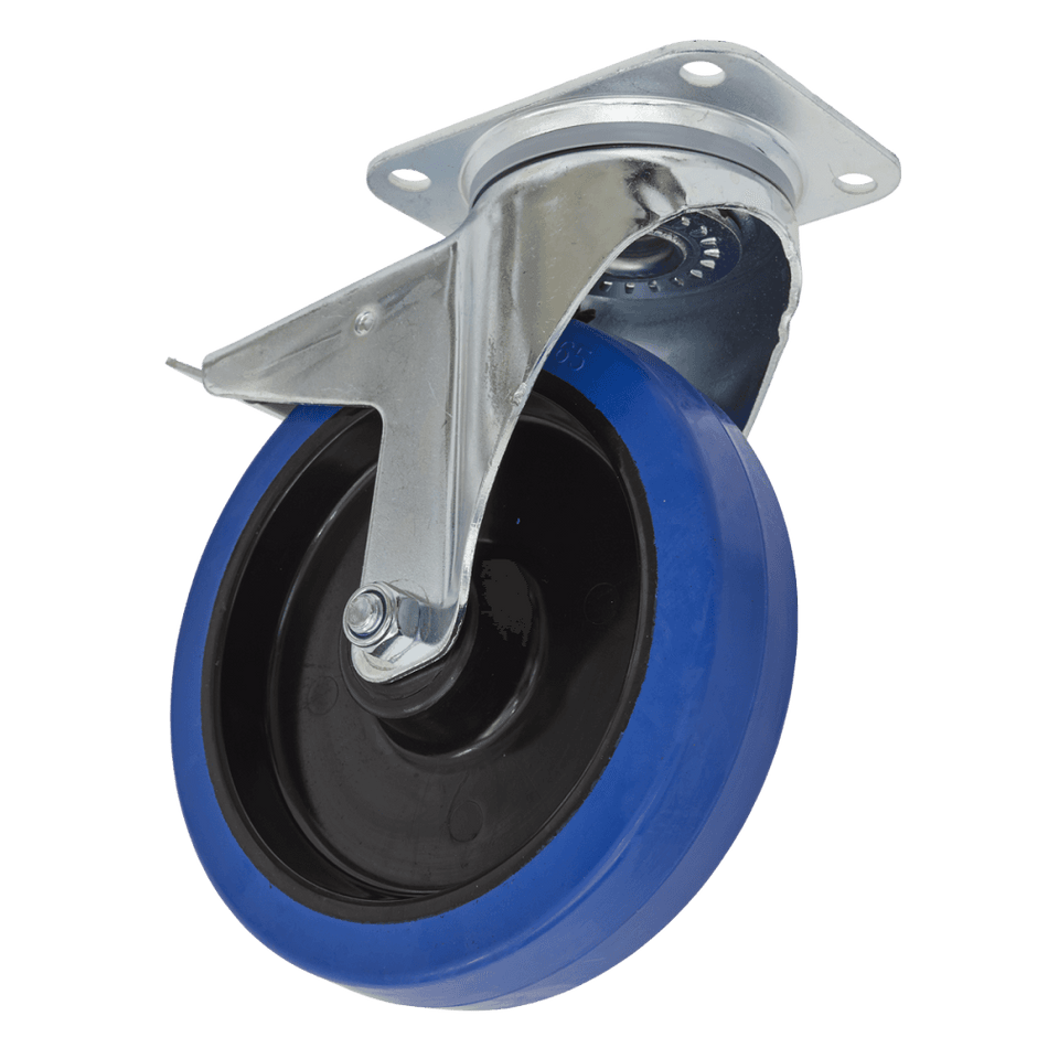 Sealey 200mm Castor Wheel with Swivel Plate & Total Lock Model No-SCW3200SPL