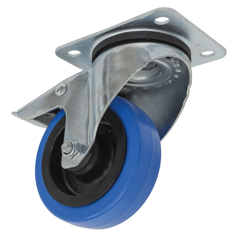 Sealey 100mm Castor Wheel with Swivel Plate & Total Lock Model No-SCW3100SPL