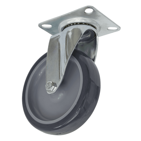 Sealey 100mm Castor Wheel with Swivel Plate Model No-SCW2100SP